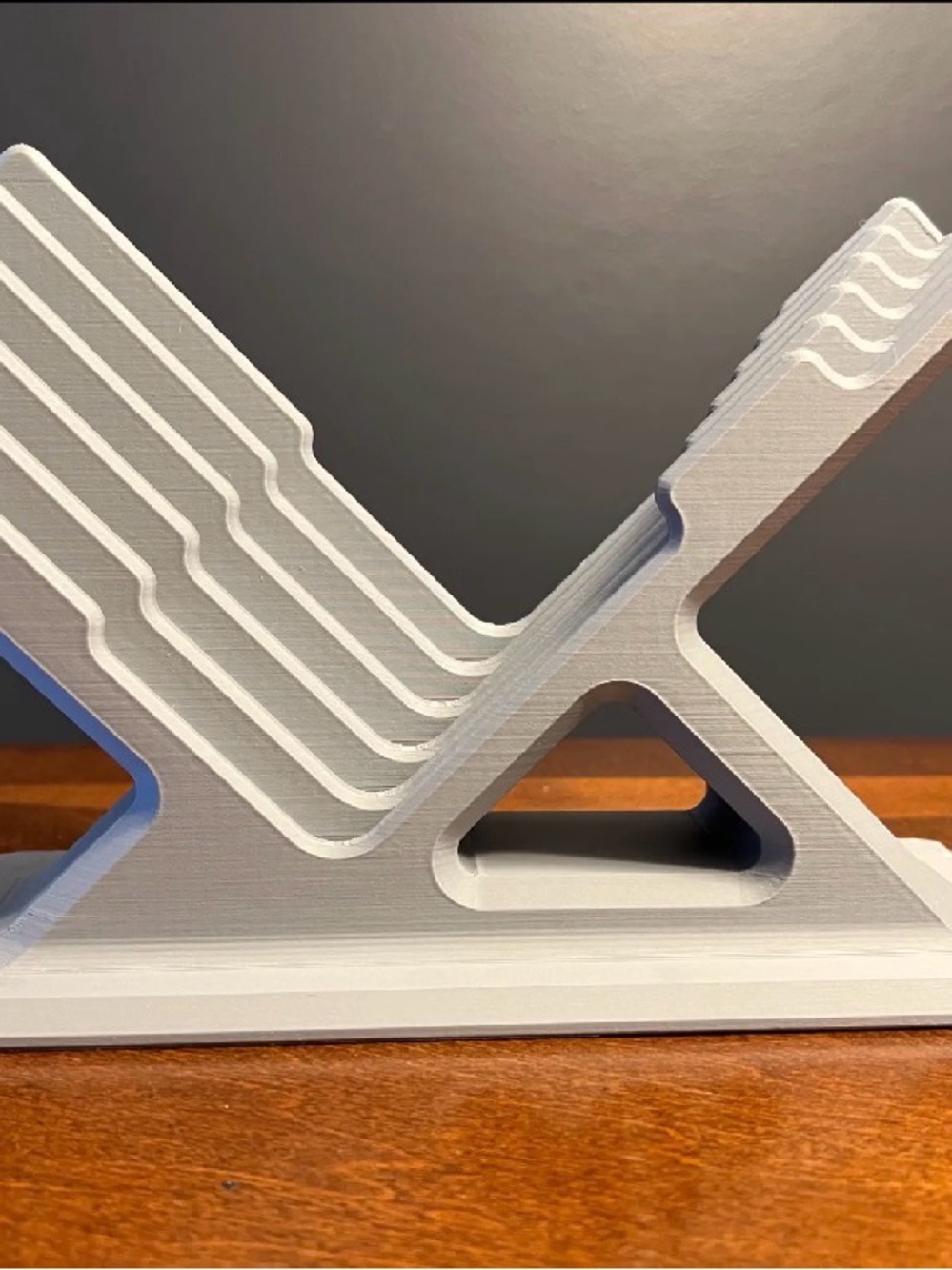 Modern White Desk Organizer Stand - Home Art